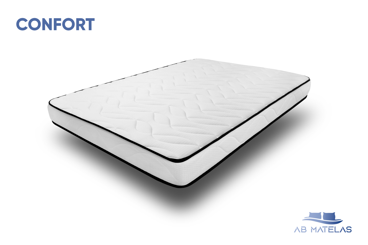 Matelas mousse 90x190 cm 25kg/m3 2 faces de couchage