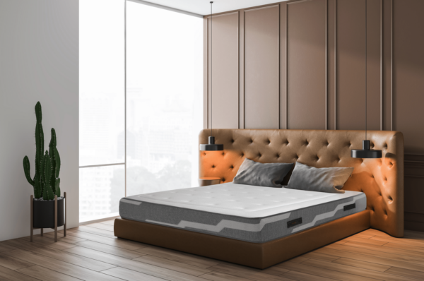 Ensemble Matelas Select – Ressorts 26cm et Sommier en Kit couleur Chêne Clair – Image 3